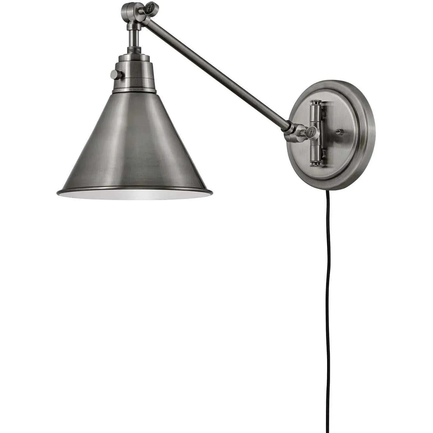 Hinkley Lighting - Arti 11-Inch Swing Arm Wall Light - 3690PL | Montreal Lighting & Hardware