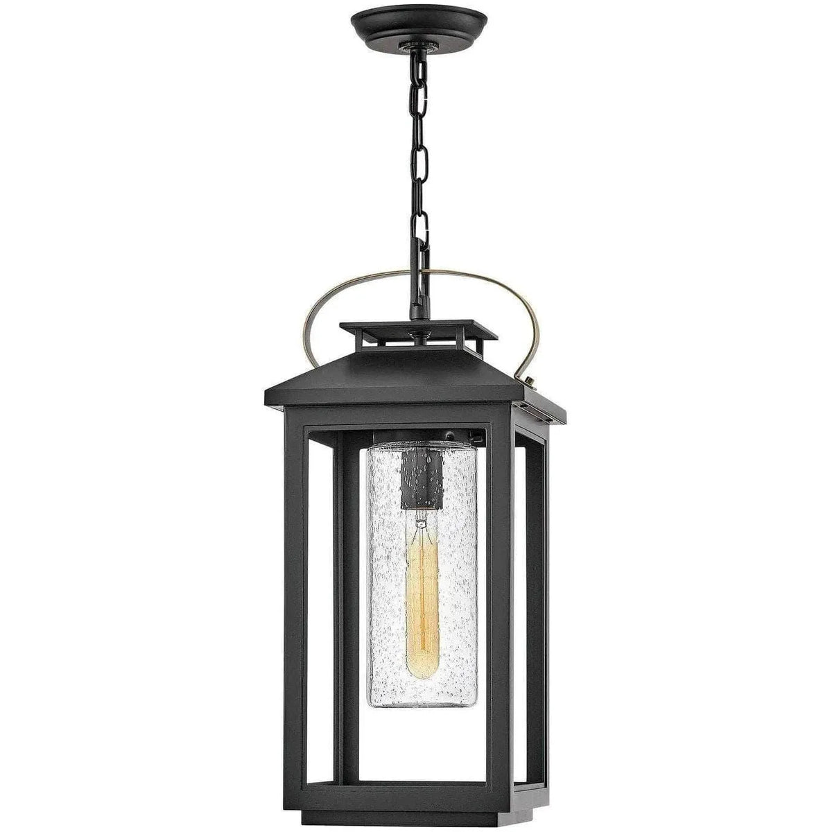 Hinkley Lighting - Atwater 9-Inch Outdoor Hanging Lantern - 1162BK | Montreal Lighting & Hardware