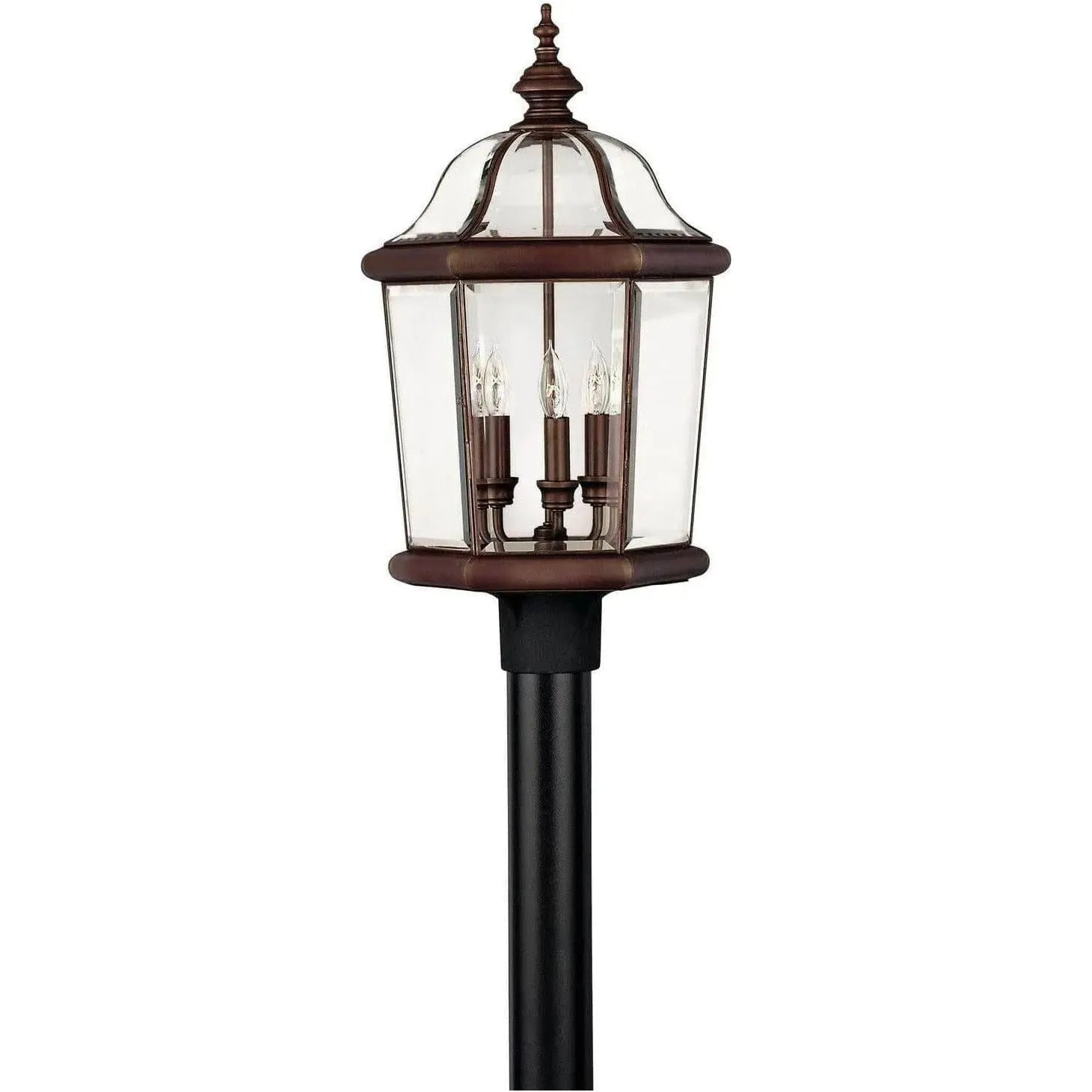 Hinkley Lighting - Augusta 24-Inch Outdoor Post Mount - 2451CB | Montreal Lighting & Hardware
