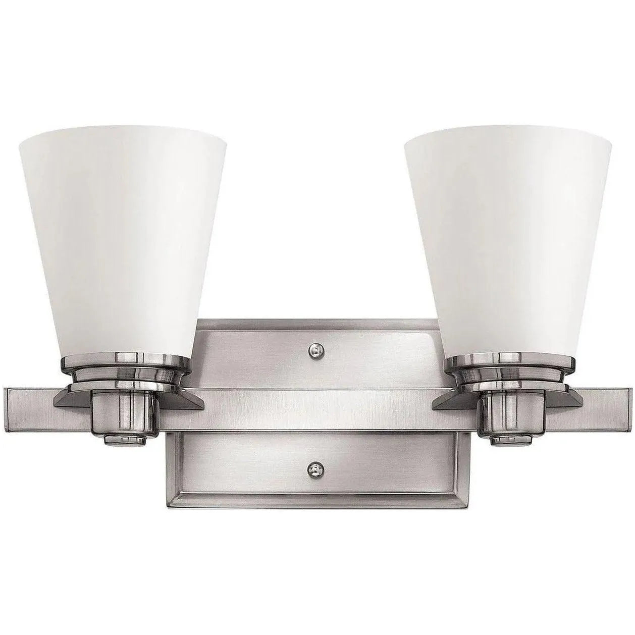 Hinkley Lighting - Avon 14-Inch Two Light Bath - 5552BN | Montreal Lighting & Hardware