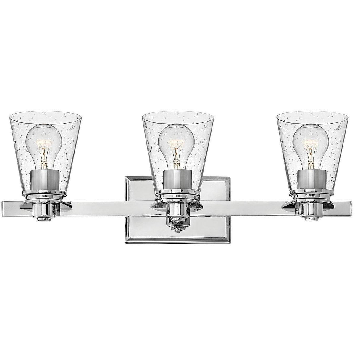 Hinkley Lighting - Avon 23-Inch Three Light Bath - 5553CM-CL | Montreal Lighting & Hardware