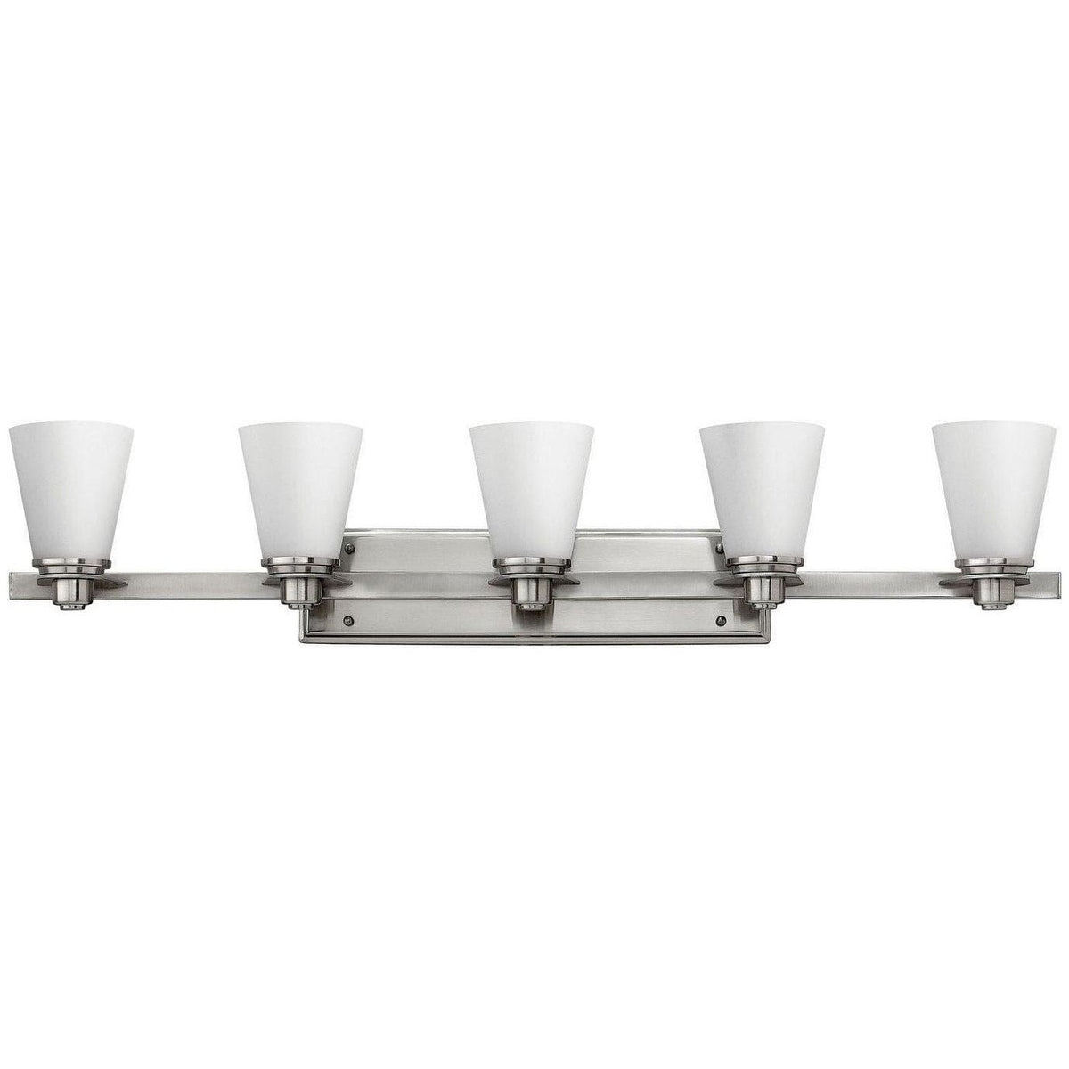 Hinkley Lighting - Avon 40-Inch Four Light Bath - 5555BN | Montreal Lighting & Hardware
