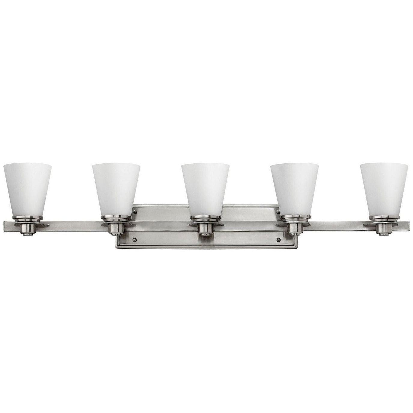 Hinkley Lighting - Avon 40-Inch Four Light Bath - 5555BN | Montreal Lighting & Hardware