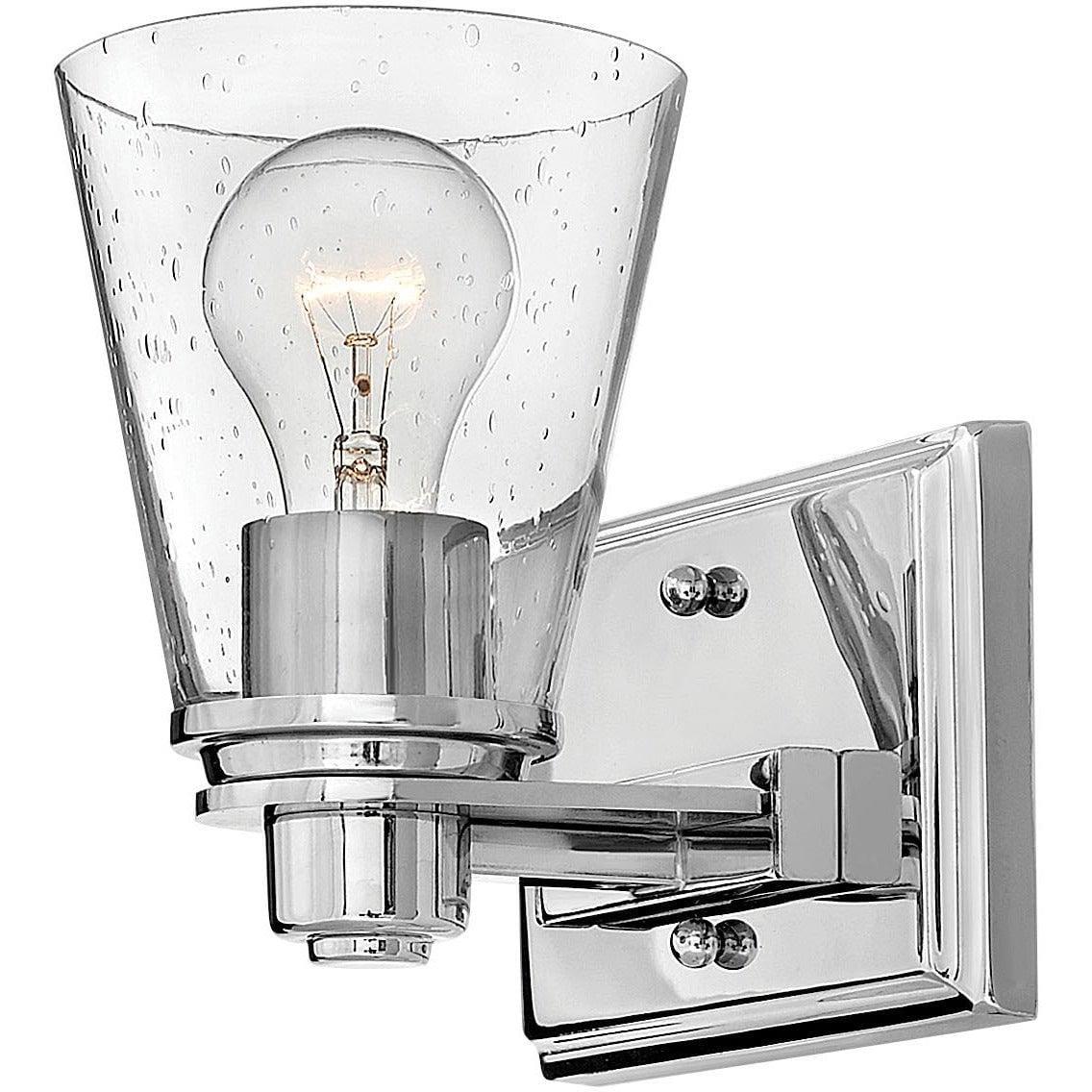 Hinkley Lighting - Avon 8-Inch Single Vanity - 5550CM-CL | Montreal Lighting & Hardware