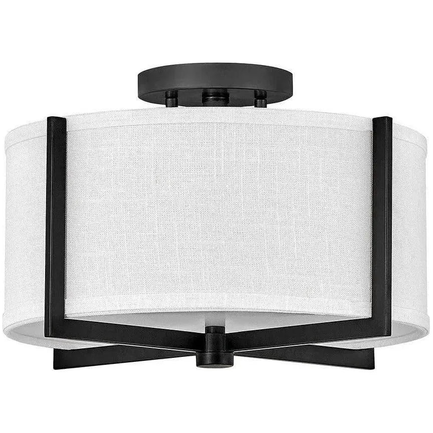 Hinkley Lighting - Axis 14-Inch Semi-Flush Mount - 41706BK | Montreal Lighting & Hardware