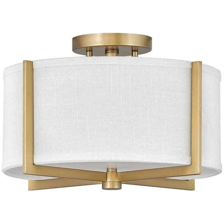 Hinkley Lighting - Axis 14-Inch Semi-Flush Mount - 41706BK | Montreal Lighting & Hardware