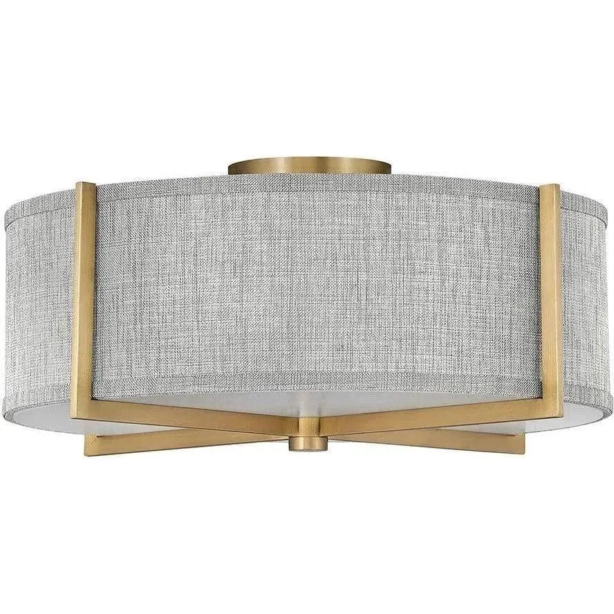 Hinkley Lighting - Axis 19-Inch Semi-Flush Mount - 41707BK | Montreal Lighting & Hardware