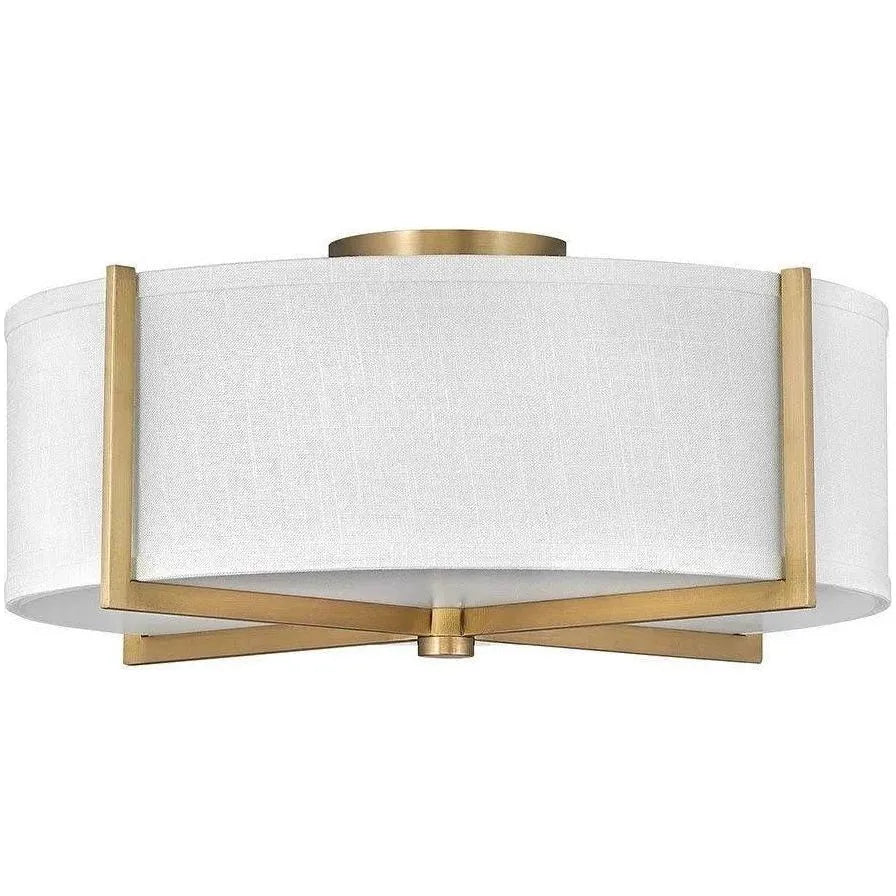 Hinkley Lighting - Axis 19-Inch Semi-Flush Mount - 41708BK | Montreal Lighting & Hardware