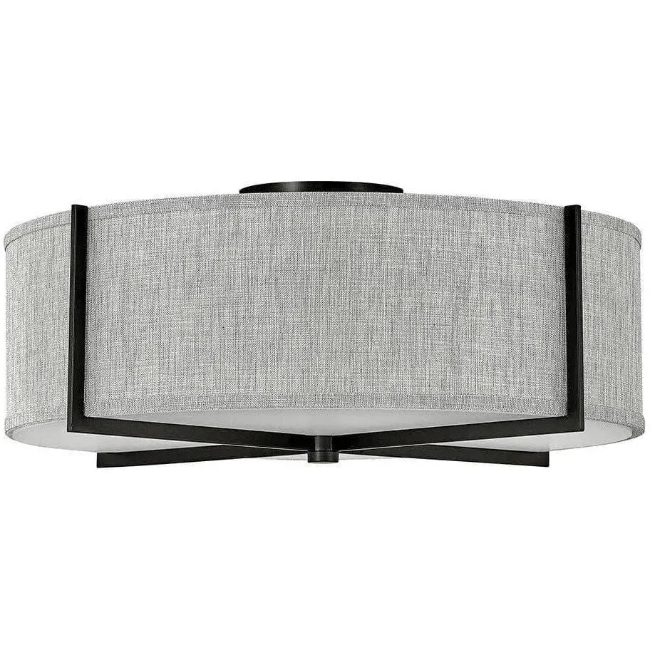 Hinkley Lighting - Axis 25-Inch Semi-Flush Mount - 41709BK | Montreal Lighting & Hardware