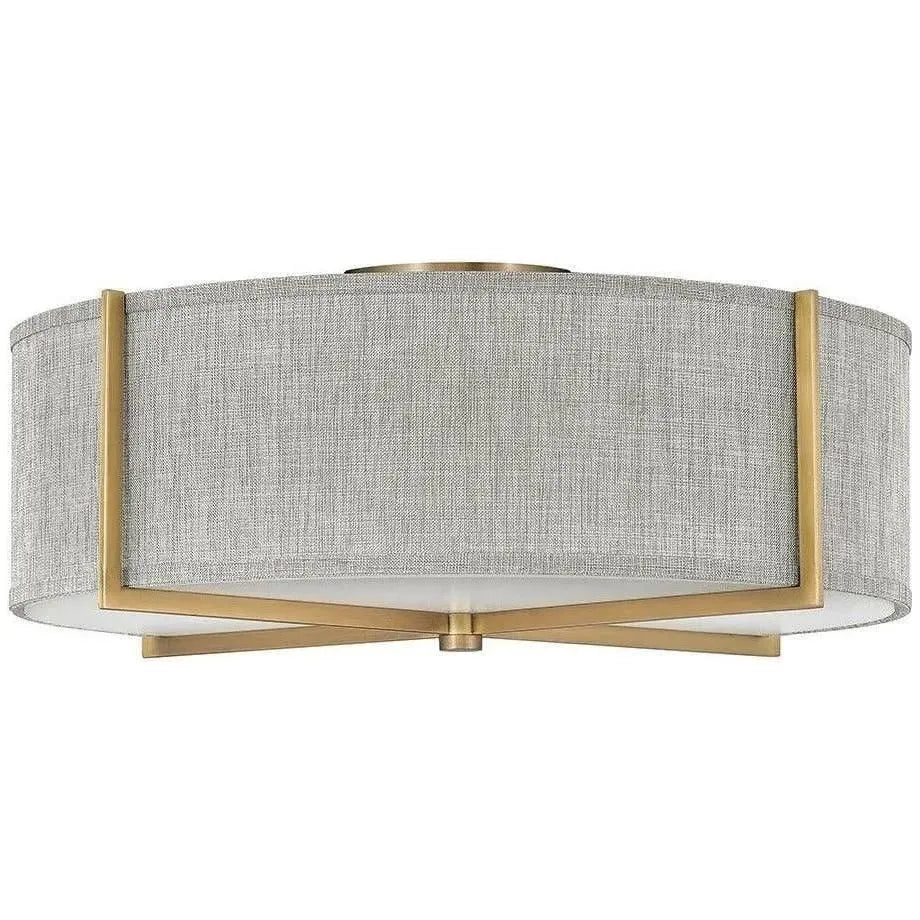 Hinkley Lighting - Axis 25-Inch Semi-Flush Mount - 41709BK | Montreal Lighting & Hardware