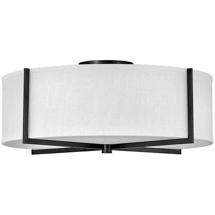 Hinkley Lighting - Axis 25-Inch Semi-Flush Mount - 41710BK | Montreal Lighting & Hardware