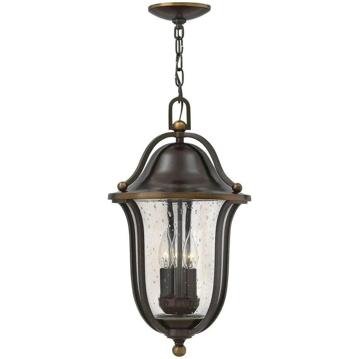 Hinkley Lighting - Bolla 11-Inch Outdoor Hanging Lantern - 2642OB | Montreal Lighting & Hardware