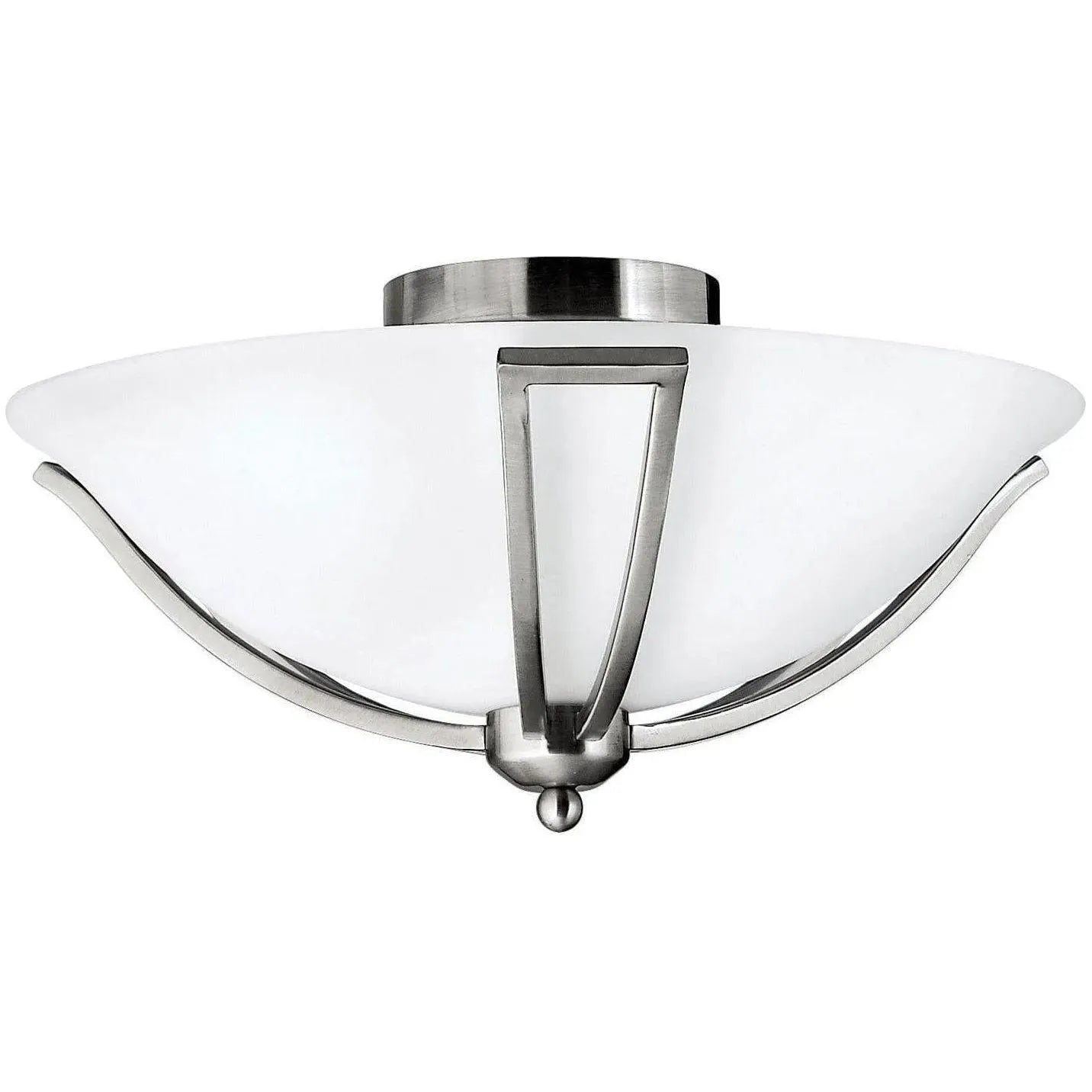 Hinkley Lighting - Bolla 16-Inch Semi-Flush Mount - 4660BN | Montreal Lighting & Hardware