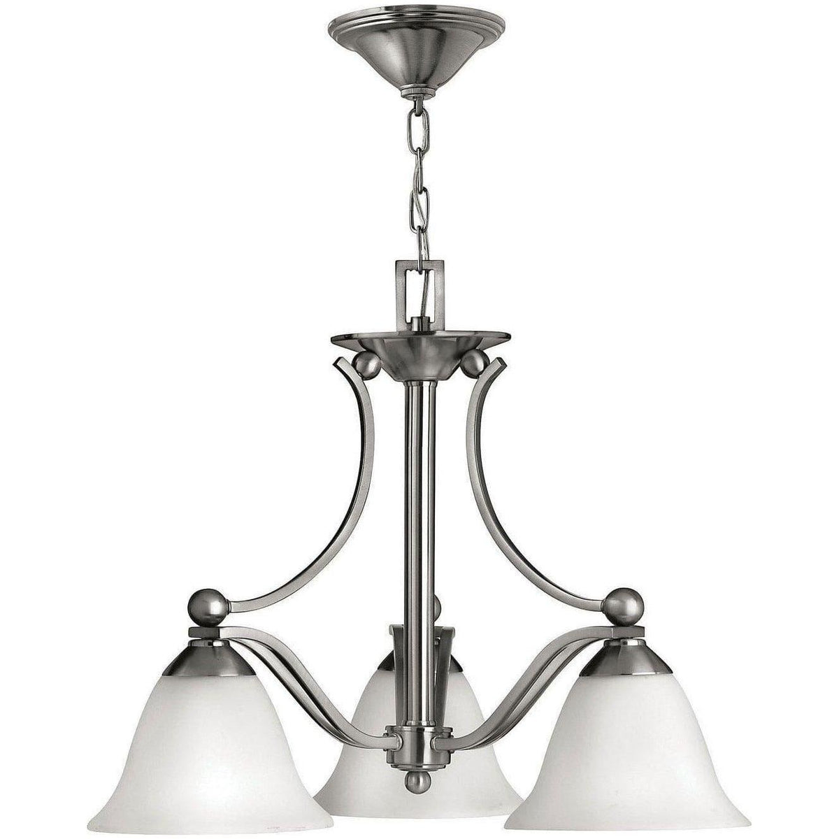 Hinkley Lighting - Bolla 22-Inch Downlight Chandelier - 4653BN | Montreal Lighting & Hardware