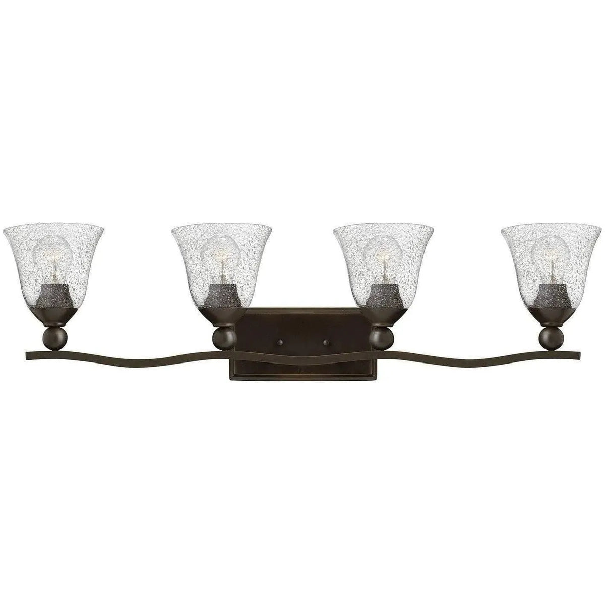 Hinkley Lighting - Bolla 35-Inch Four Light Bath - 5894OB-CL | Montreal Lighting & Hardware