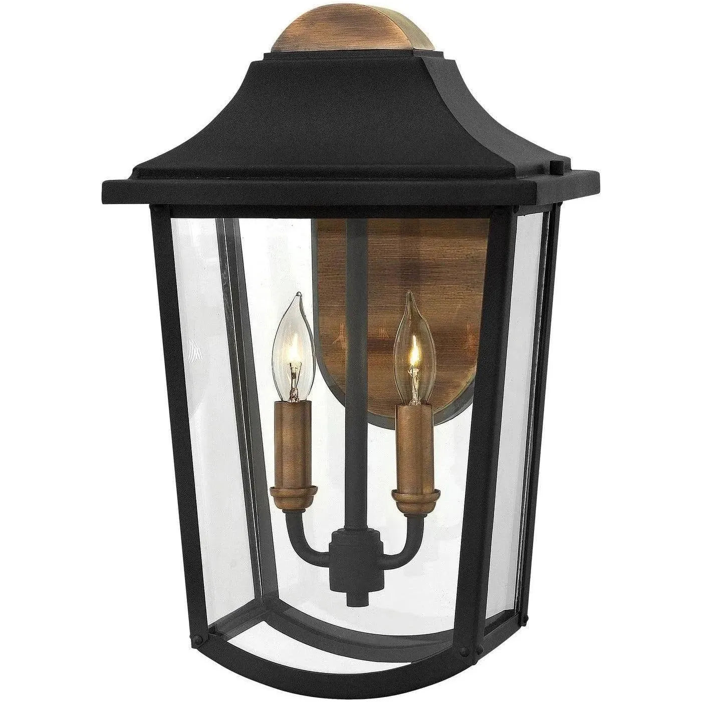 Hinkley Lighting - Burton 16-Inch Outdoor Wall Mount - 1974BK | Montreal Lighting & Hardware