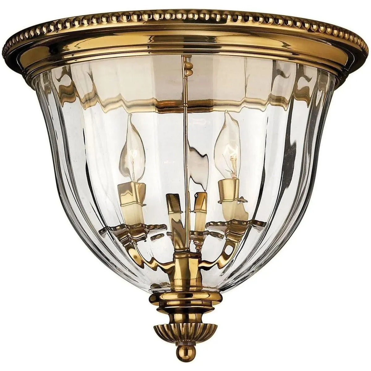 Hinkley Lighting - Cambridge 14-Inch Flush Mount - 3612BB | Montreal Lighting & Hardware