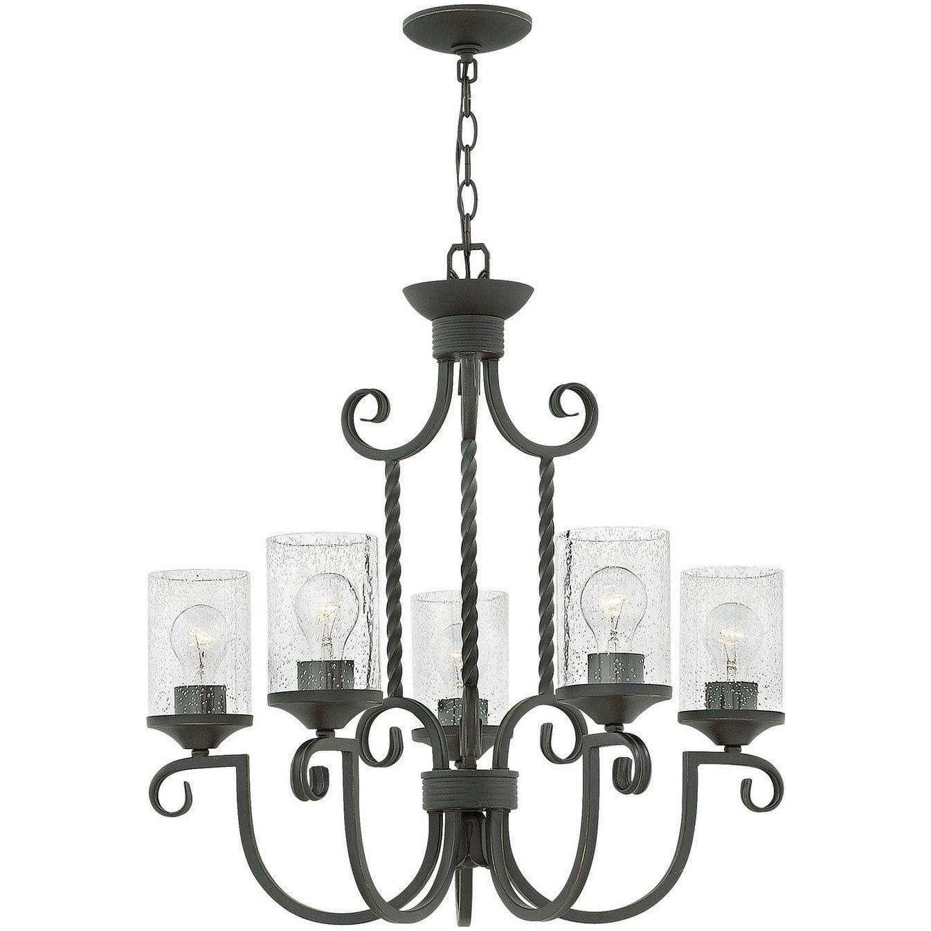 Hinkley Lighting - Casa 25-Inch Chandelier - 4015OL-CL | Montreal Lighting & Hardware