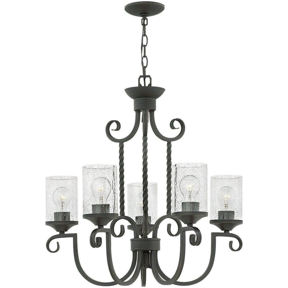 Hinkley Lighting - Casa 25-Inch Chandelier - 4015OL-CL | Montreal Lighting & Hardware
