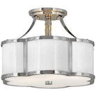 Hinkley Lighting - Chance 14-Inch Semi-Flush Mount - 4443PN | Montreal Lighting & Hardware