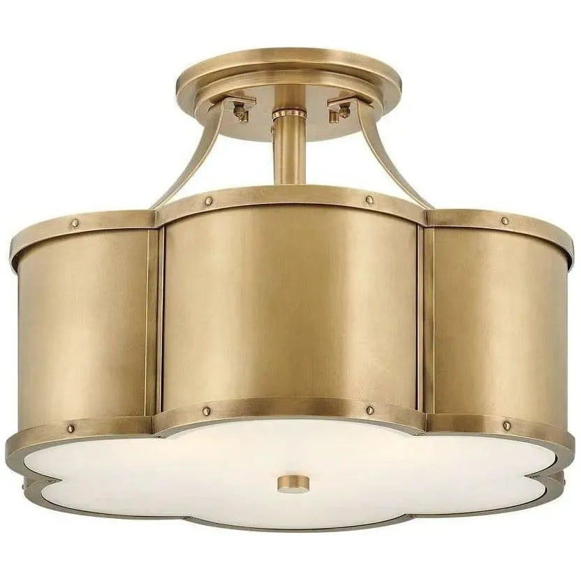Hinkley Lighting - Chance Semi-Flush Mount - 4444HB | Montreal Lighting & Hardware