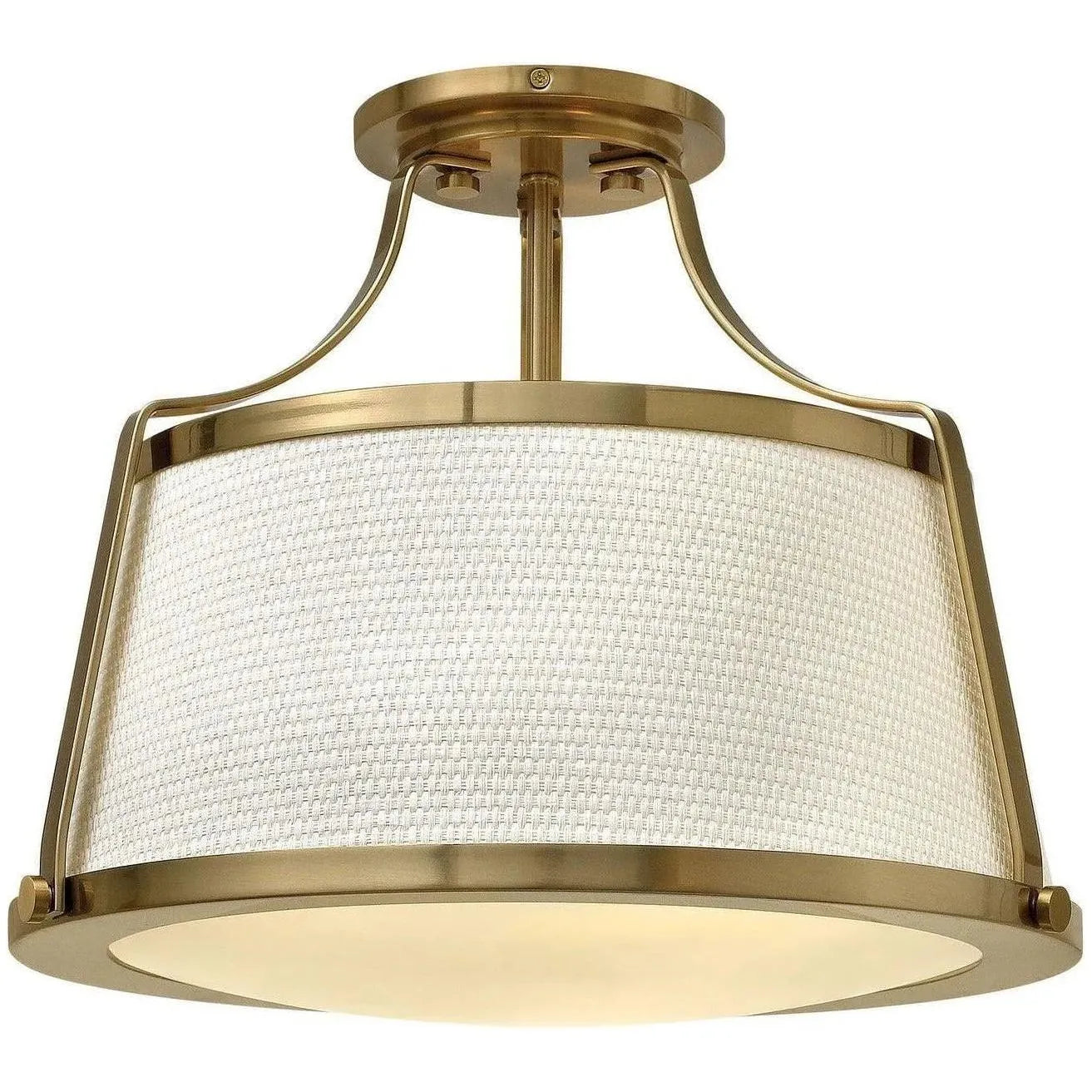 Hinkley Lighting - Charlotte 16-Inch Semi-Flush Mount - 3521BC | Montreal Lighting & Hardware