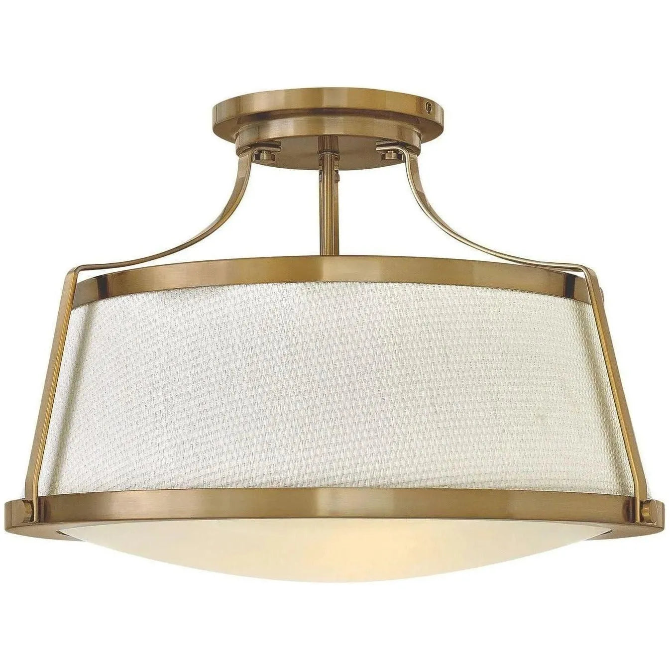 Hinkley Lighting - Charlotte 20-Inch Semi-Flush Mount - 3522BC | Montreal Lighting & Hardware
