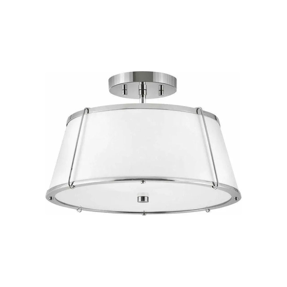 Hinkley Lighting - Clarke Semi-Flush Mount - 4893PN | Montreal Lighting & Hardware