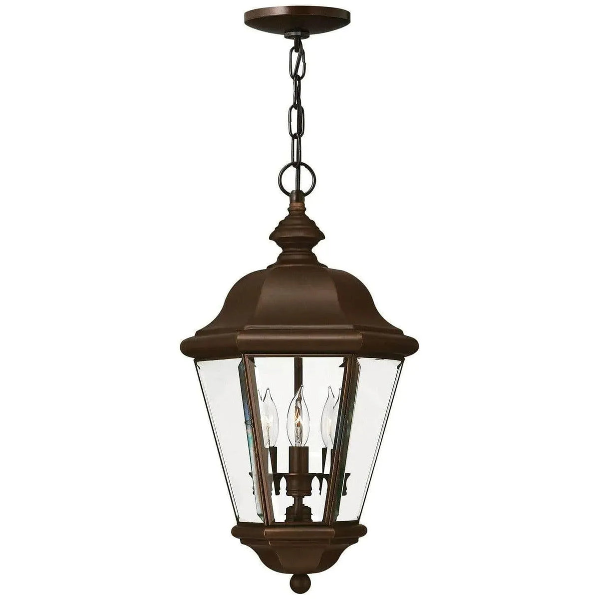 Hinkley Lighting - Clifton Park 10-Inch Outdoor Hanging Lantern - 2422CB | Montreal Lighting & Hardware