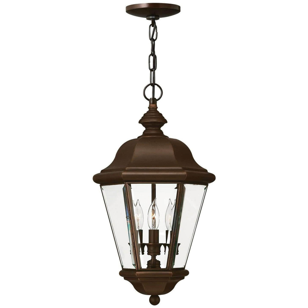 Hinkley Lighting - Clifton Park 10-Inch Outdoor Hanging Lantern - 2422CB | Montreal Lighting & Hardware