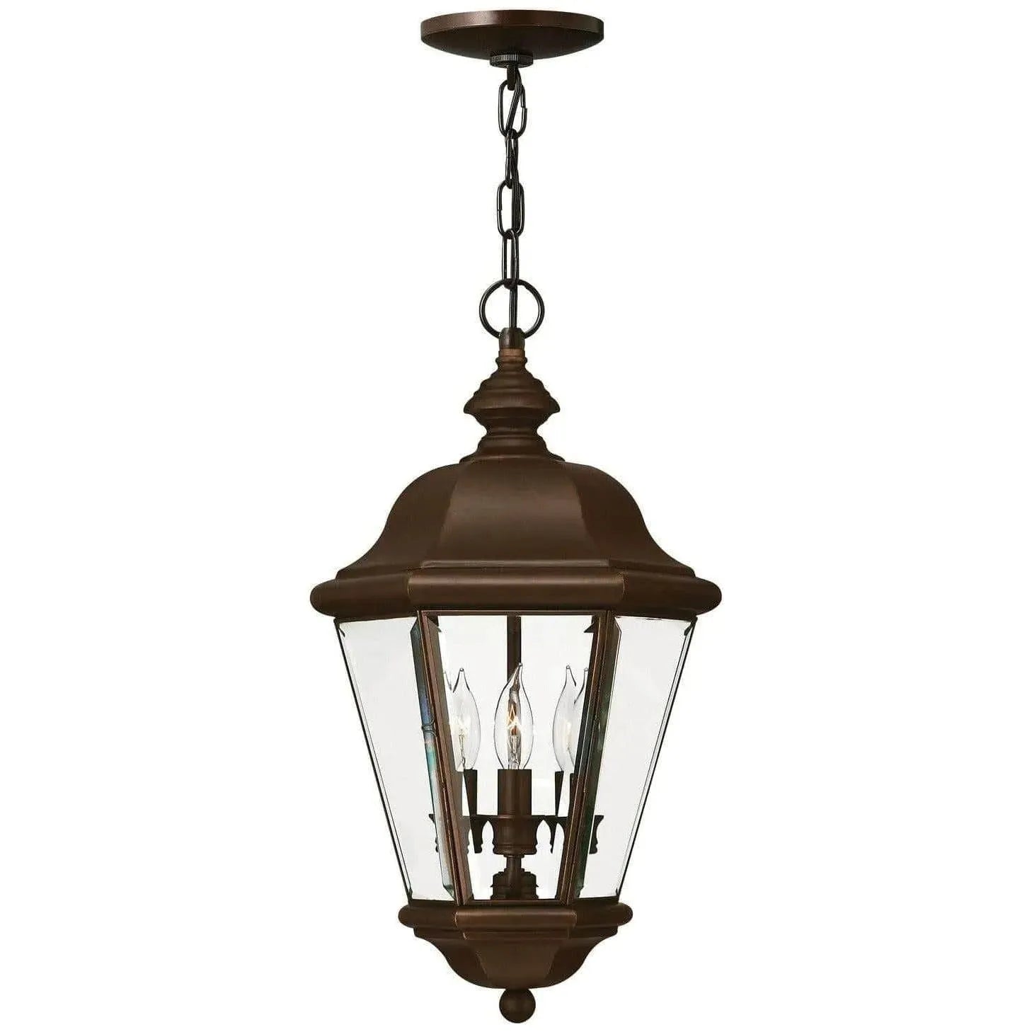 Hinkley Lighting - Clifton Park 10-Inch Outdoor Hanging Lantern - 2422CB | Montreal Lighting & Hardware