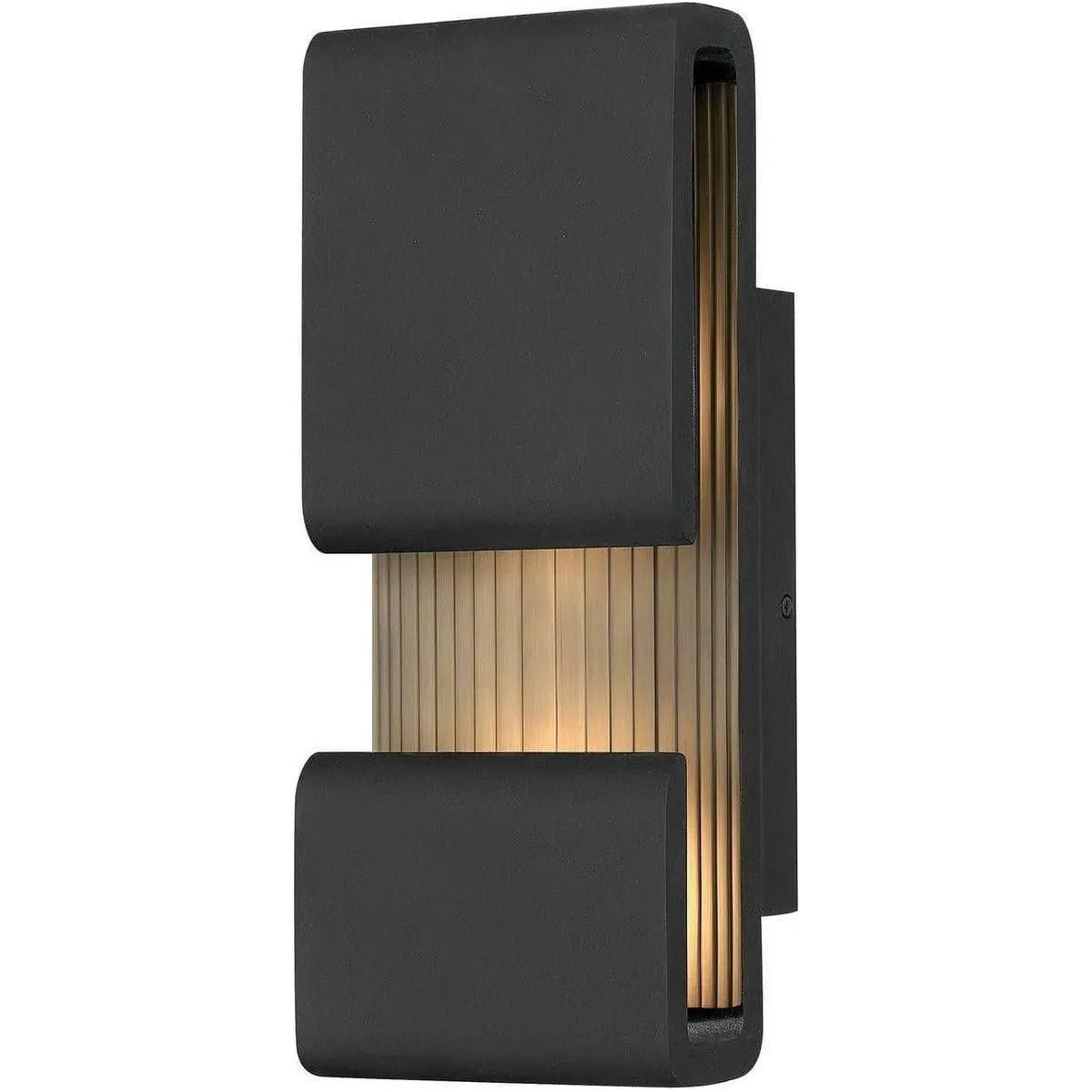 Hinkley Lighting - Contour 15-Inch Outdoor Wall Mount - 2810BK | Montreal Lighting & Hardware
