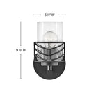 Hinkley Lighting - Della Vanity - 50260BK | Montreal Lighting & Hardware