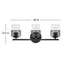 Hinkley Lighting - Della Vanity - 50260BK | Montreal Lighting & Hardware