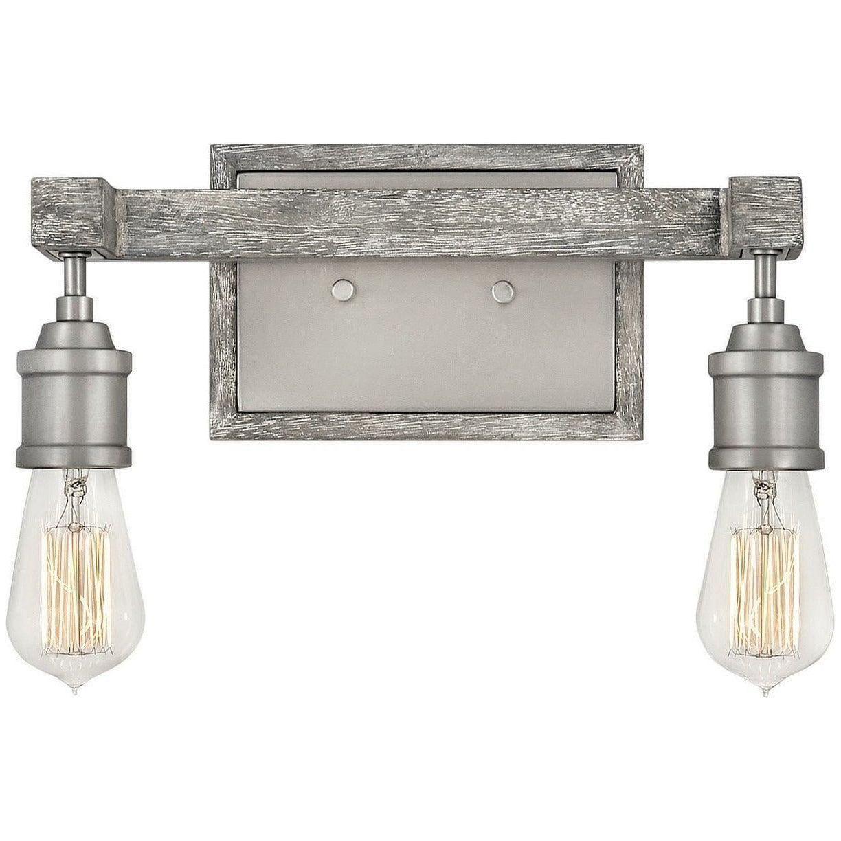 Hinkley Lighting - Denton 14-Inch Two Light Bath - 5762PW | Montreal Lighting & Hardware