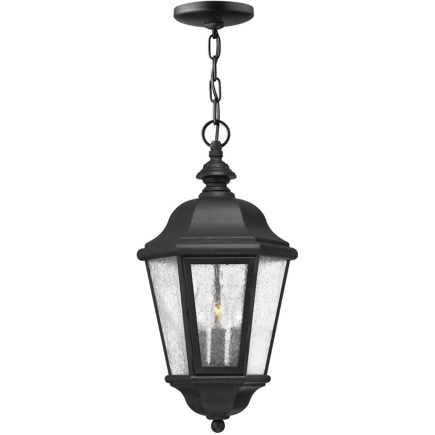 Hinkley Lighting - Edgewater 10-Inch Outdoor Hanging Lantern - 1672BK | Montreal Lighting & Hardware