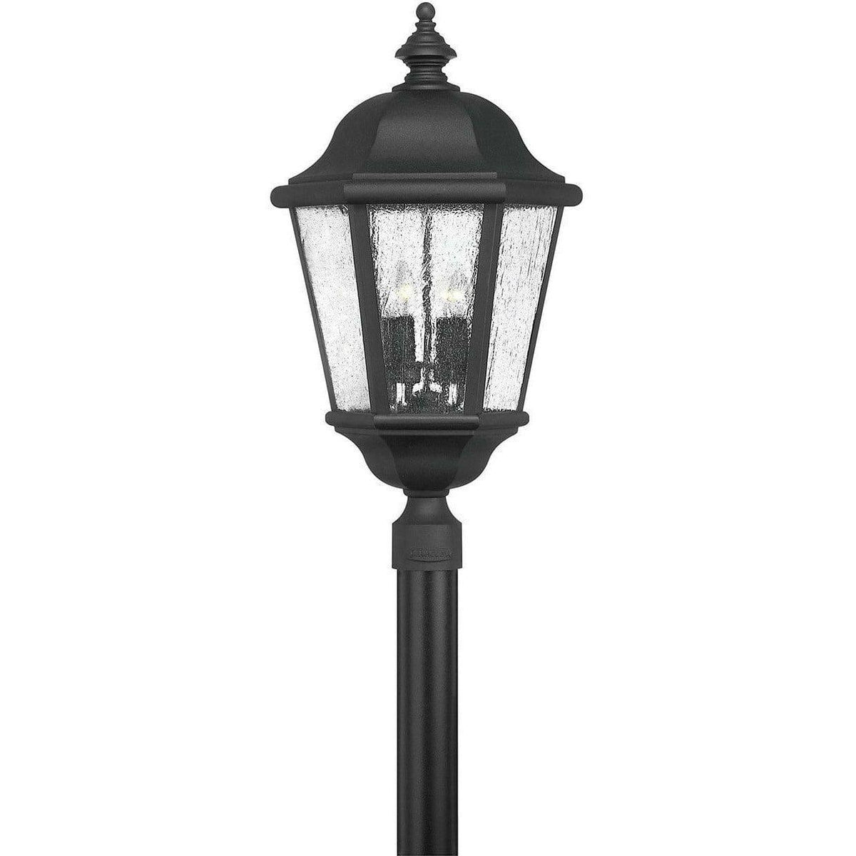 Hinkley Lighting - Edgewater 12V LED Post Top or Pier Mount Lantern - 1677BK-LV | Montreal Lighting & Hardware
