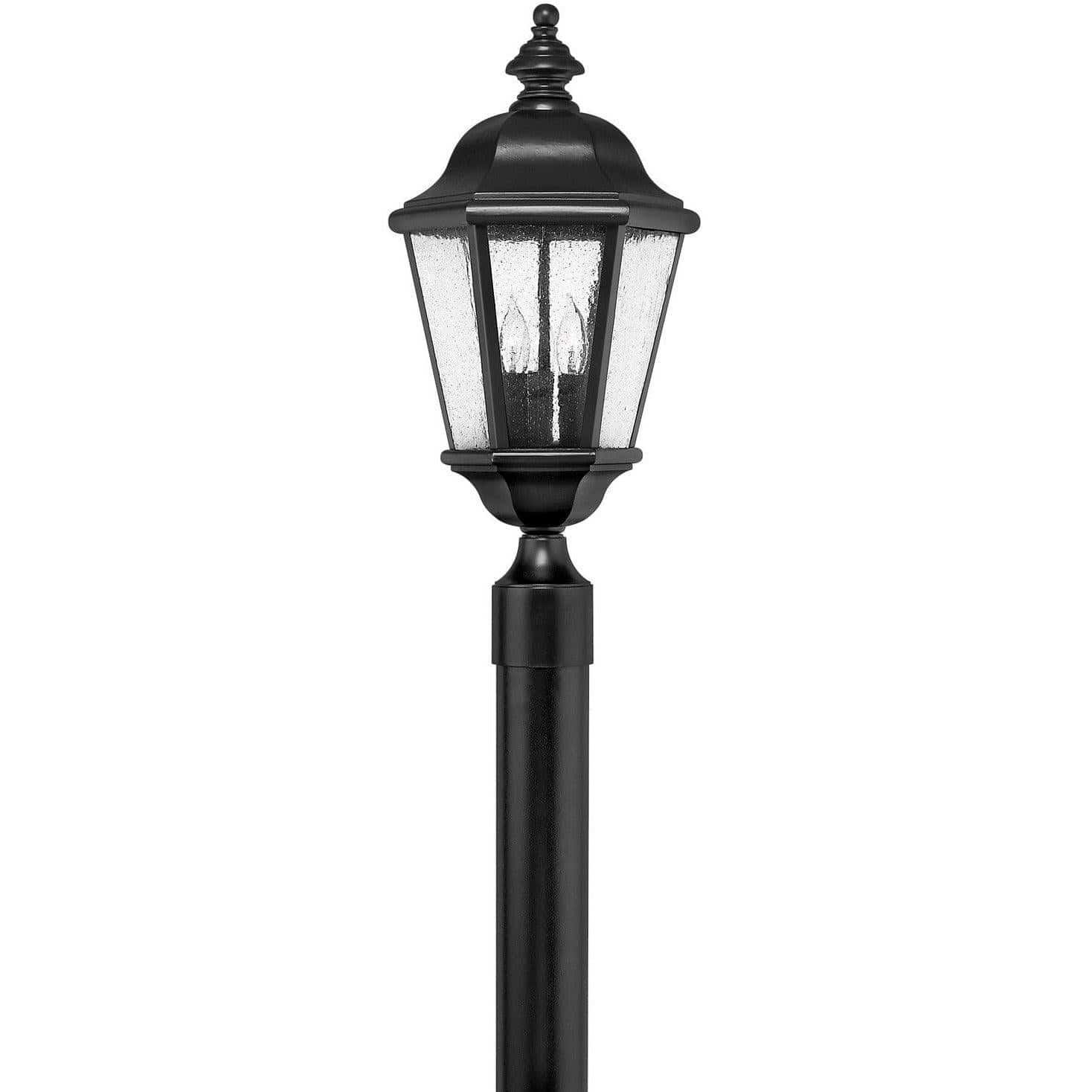Hinkley Lighting - Edgewater 22-Inch Outdoor Post Mount - 1671BK | Montreal Lighting & Hardware