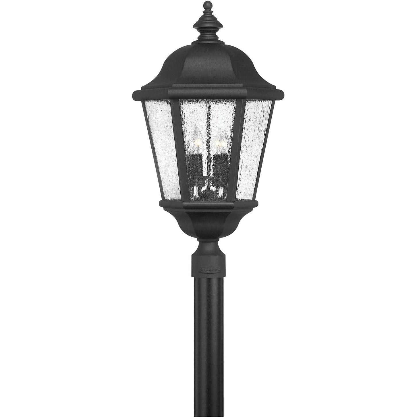 Hinkley Lighting - Edgewater 28-Inch Outdoor Post Mount - 1677BK | Montreal Lighting & Hardware