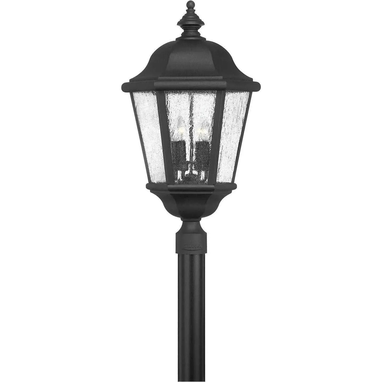 Hinkley Lighting - Edgewater 28-Inch Outdoor Post Mount - 1677BK | Montreal Lighting & Hardware