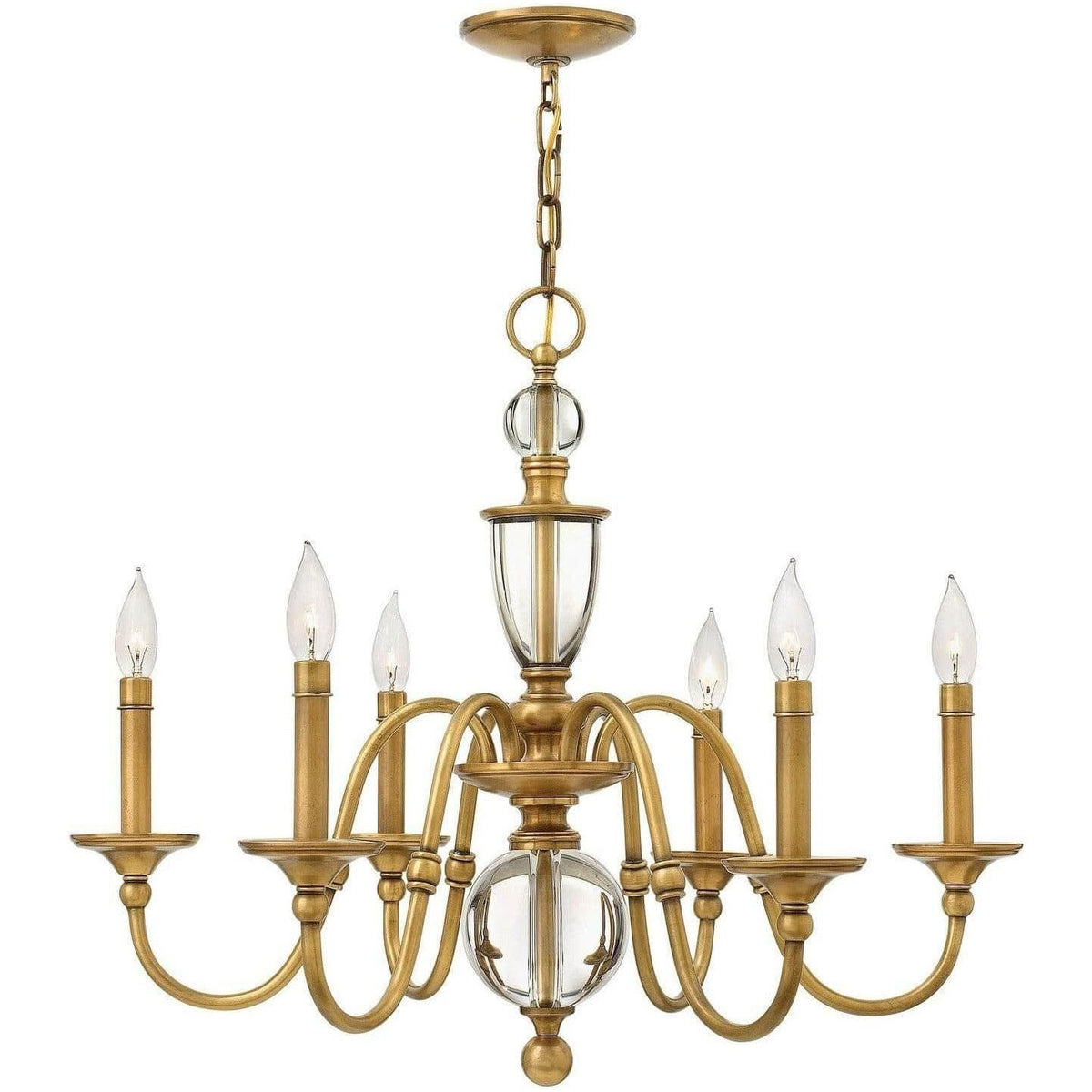 Hinkley Lighting - Eleanor 27-Inch Chandelier - 4956HB | Montreal Lighting & Hardware