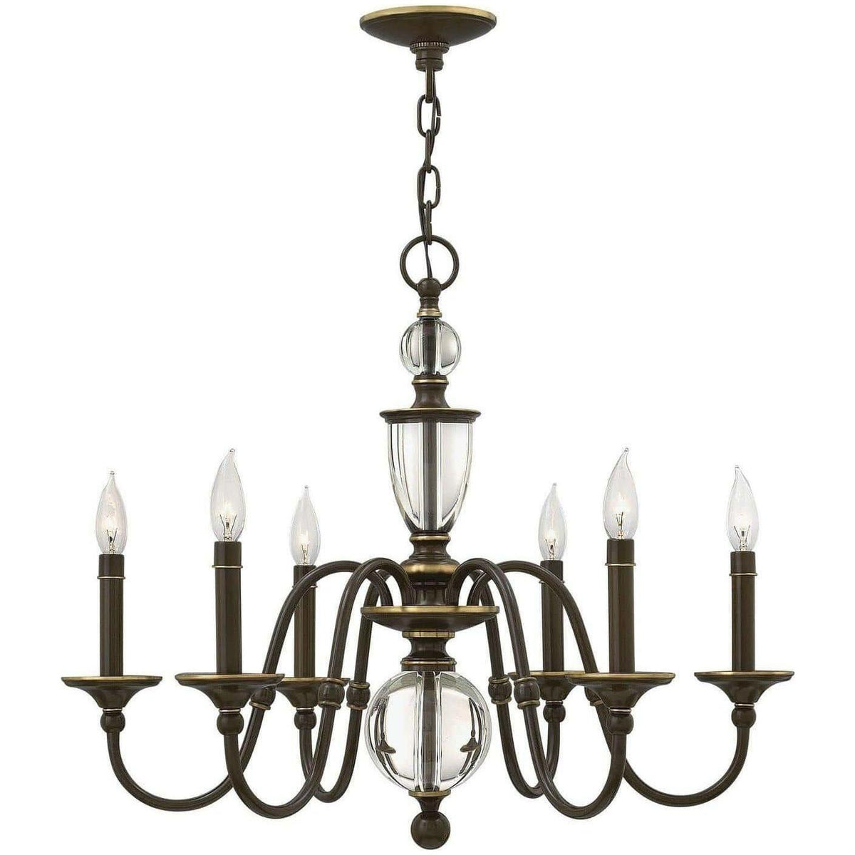 Hinkley Lighting - Eleanor 27-Inch Chandelier - 4956LZ | Montreal Lighting & Hardware
