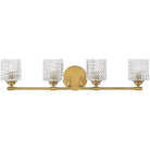 Hinkley Lighting - Elle 32-Inch Four Light Bath - 5044HB | Montreal Lighting & Hardware