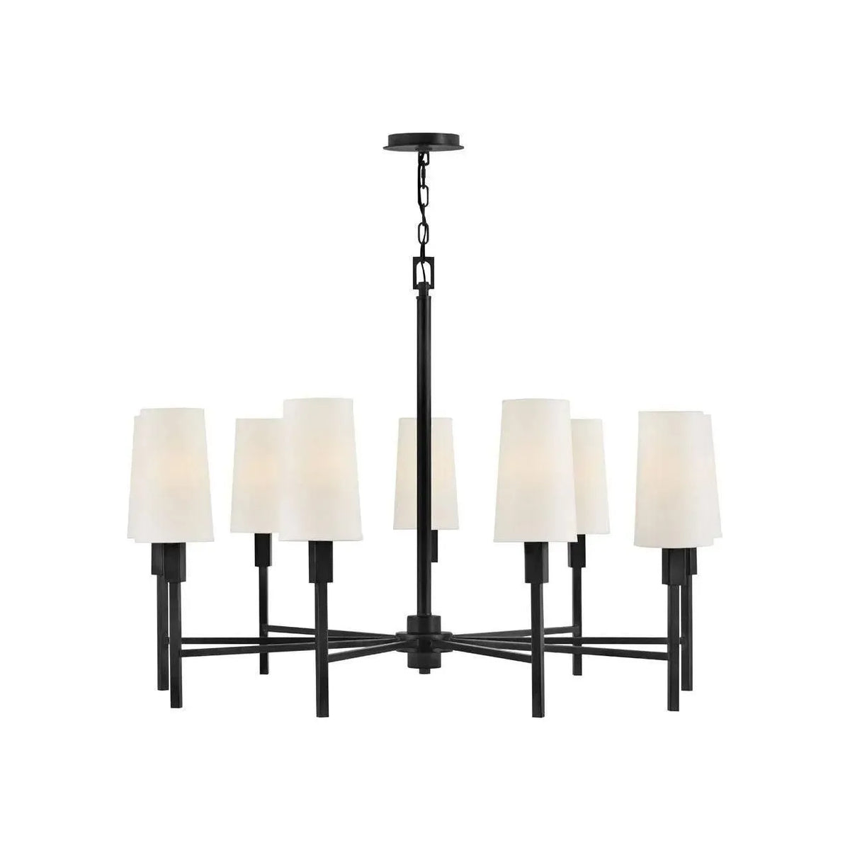 Hinkley Lighting - Fenwick LED Chandelier - 46456BK | Montreal Lighting & Hardware