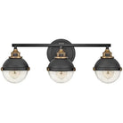 Hinkley Lighting - Fletcher 25-Inch Three Light Bath - 5173BK | Montreal Lighting & Hardware