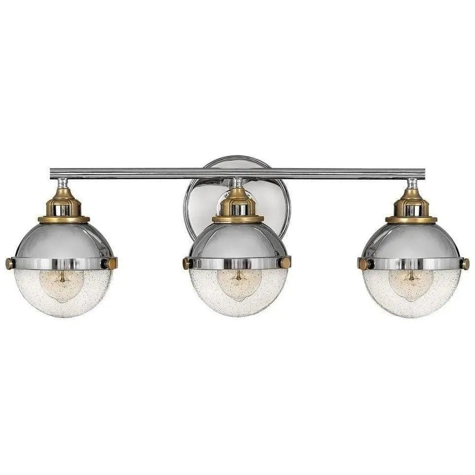 Hinkley Lighting - Fletcher 25-Inch Three Light Bath - 5173PN | Montreal Lighting & Hardware