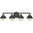 Hinkley Lighting - Fletcher 32-Inch Four Light Bath - 5174BK | Montreal Lighting & Hardware
