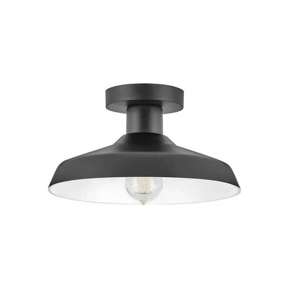 Hinkley Lighting - Forge Flush Mount - 12072BK | Montreal Lighting & Hardware