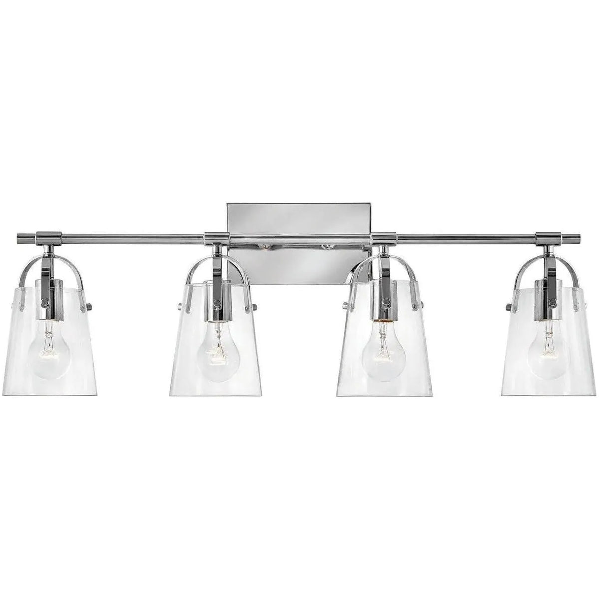 Hinkley Lighting - Foster 31-Inch Four Light Bath - 5134CM | Montreal Lighting & Hardware