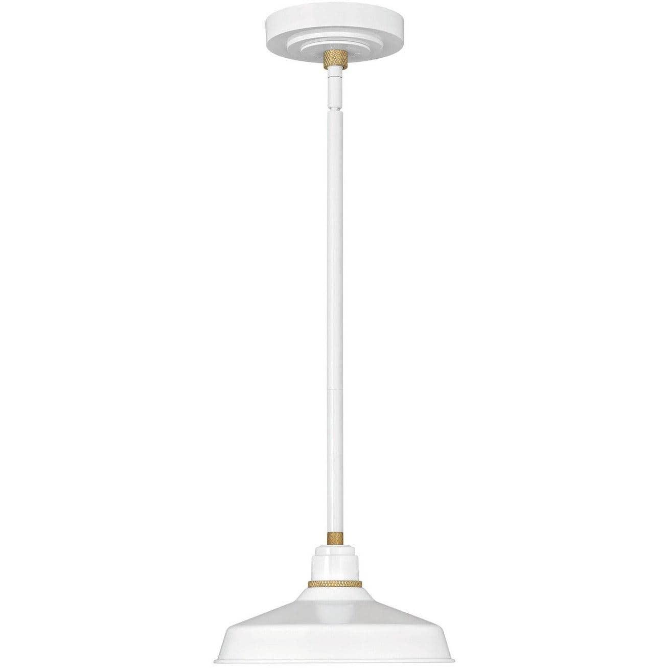Hinkley Lighting - Foundry Classic 10-Inch Outdoor Hanging Lantern - 10281GW | Montreal Lighting & Hardware